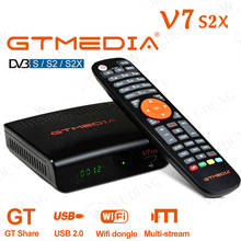 DVB-S2 receptor satélite gtmedia v7 s2x 1080p receptor de satélite gtmedia v7s2x h.265 com usb wi-fi receptor digital nenhum aplicativo 2024 - compre barato