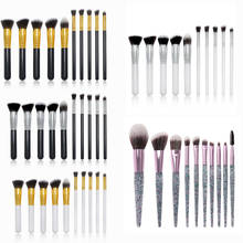 10PCS Make up Brushes Kit Eyeshadow Eyelash Eyeliner Foundation Brush pincel maquiagem Beauty makeup brushes Tools Professional 2024 - buy cheap