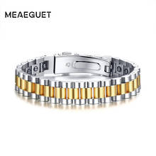 Watch Brands Health Care Hematite Energy Power Male Casual Jewelry Hombre Stainless Steel Men Bracelet 2024 - buy cheap