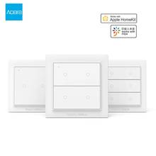 Aqara-interruptor inteligente inalámbrico Opple, versión internacional ZigBee 3,0, funciona con la aplicación xiaomi Mijia, Apple HomeKit 2024 - compra barato