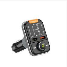 Transmisor FM con Bluetooth 5,0 para coche, receptor de Audio con manos libres, LCD, QC3.0, altavoz de carga, reproductor de MP3 automático, accesorios para coche 2024 - compra barato