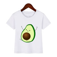 Fashion baby boy T-shirt Cartoon Avocado Pattern Print Funny T-Shirt girls O-Neck Short Sleeve children Casual Cute Tshirt Tops 2024 - buy cheap