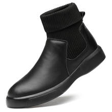 K-TUO novos homens inverno & outono sapatos de caminhada masculino ao ar livre esporte sapatos espiring tênis andando sapatos couro genuíno KT-2020 2024 - compre barato