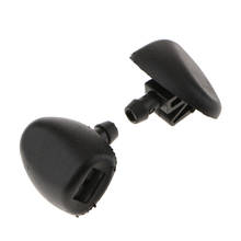 Boquilla de plástico Universal para coche Peugeot, piezas de repuesto de coche, lavaparabrisas delantero, arandela de pulverización, color negro, 206, 407, 2 uds. 2024 - compra barato