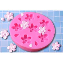 Flower Silicone Molds Plumeria Rose Daisy Chocolate Candy Clay Mold Baking Party Cupcake Topper Fondant Cake Decorative Tool 2024 - buy cheap