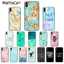 MaiYaCa Pura Vida высококачественный чехол для телефона iPhone 11 pro XS MAX 8 7 6 6S Plus X 5 5S SE XR SE2020 2024 - купить недорого