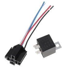 DC 12V Car SPDT Automotive Relay 4 Pin 4 Wires W/ Harness Socket 40A 2024 - buy cheap