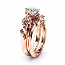 Обручальные кольца для мужчин и женщин, простые гладкие антиаллергенные ювелирные украшения под розовое золото и серебро, бижутерия, 2 шт. 2022 - купить недорого