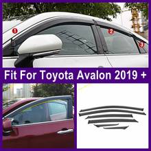 Exterior Window Visors Awnings Wind Rain Deflector Visor Guard Vent Protect Panel Cover Trim Fit For Toyota Avalon 2019 - 2022 2024 - buy cheap