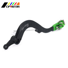 Pedal de palanca de freno de pie trasero flexible CNC para motocicleta, palanquilla para KAWASAKI KX450F 06-16, KLX450R 2008, 2009, KX, KLX, 450, F, R, 450F, 450R 2024 - compra barato