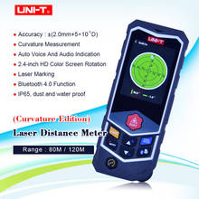 UNI-T lm80d pro/lm120d pro tipo da roda do medidor de distância do laser range finder laser régua eletrônica/leitura de voz com bluetooth 2024 - compre barato
