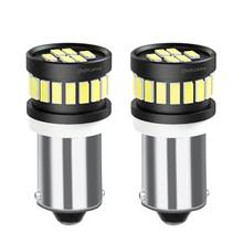 Luz Led superbrillante para Interior de coche, lámpara de lectura para aparcamiento automático, Bombilla lateral, luz blanca para matrícula, T11 BA9S 233 T4W, 2 uds. 2024 - compra barato