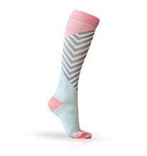 Носки компрессионные для мужчин и женщин, спортивные носки для предотвращения варикозного расширения вен, нейлоновые носки против отеков 2024 - купить недорого