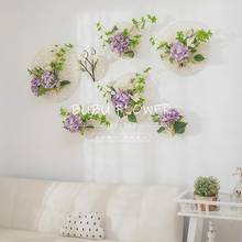 20/30cm orchid hydrangea artificial flowers ball bouquet decor wedding party backdrop hotel window road guide flower 2024 - buy cheap