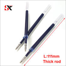 wholesale Blue/Black Gel pen ink 0.5mm for Signing pen School Office Gal Rods Smooth Writing Durable Signing Refill length 111mm 2024 - buy cheap