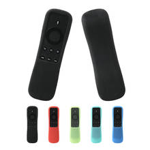 Sikai-capa de silicone para controle remoto, capa de proteção remoto resistente a impactos com controle remoto, compatível com amazon fire tv, fire tv cubo, alexa, com 5.9 polegadas 2024 - compre barato