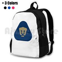 Pumas Outdoor Hiking Backpack Riding Climbing Sports Bag Pumas Unam Mexico Liga Motocross America Chivas Azul Cruz Futbol Logo 2024 - buy cheap