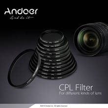 Andoer 49mm Camera Lens Digital Slim CPL Circular Polarizer Polarizing Glass Filter for Canon Nikon Sony DSLR Camera Lens Filter 2024 - buy cheap