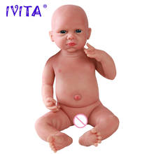 IVITA WG1524 50cm(20inch) 3.89kg Full Body Silicone Cute Reborn Baby Dolls Toy for Girls Eyes Opened Alive Boneca with Clothes 2024 - buy cheap