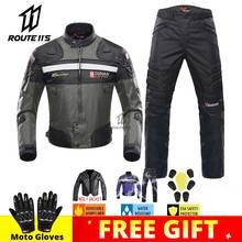 DUHAN-Chaqueta de motocicleta para hombre, equipo de protección, pantalones de Moto, a prueba de viento, a prueba de frío, traje para montar en Moto 2024 - compra barato