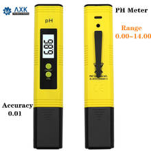 High Accuracy 0.01 LCD Digital PH Meter Tester for Water Food Aquarium Pool Hydroponics Pocket Size PH Tester Large LCD Display 2024 - buy cheap