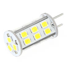 Светодиодная лампа G6.35, сверхъяркая высокая мощность, 27 светодиодов 2835SMD в качестве источника света до 350LM DC12V AC12V, приглушаемая лампа, 10 шт./лот 2024 - купить недорого