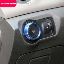 Jameo Auto Stainless Steel Car Headlight Switch Decoration Cover Sticker Trim for Chevrolet Orlando 2009 - 2018 Accessories ES 2024 - buy cheap
