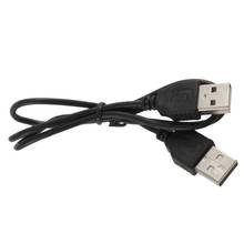 Cabo carregador de dados usb 2.0 tipo a macho, cabo carregador de dados usb a macho 50cm preto l2r8 2024 - compre barato