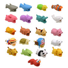 TISHRIC Cartoon Animal/USB Cable Protector For Iphone Charger Protector Wire Holder Cable Chomper/winder/protection Accessory 2024 - buy cheap