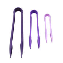 PP Plastic Food Tong Plastic Kitchen Tongs Non-slip Cooking Clip Clamp BBQ Salad Bread Cake Tools Grill Kitchen Accessories 2024 - buy cheap