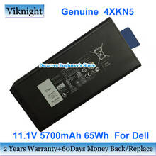 Batería de ion de litio auténtica para ordenador portátil, pila para Dell CJ2K1 X8VWF XRJDF Extrime 7404 Latitude 12 14 e5404 P46G DKNKD 11,4 v 65wh, 4XKN5 2024 - compra barato
