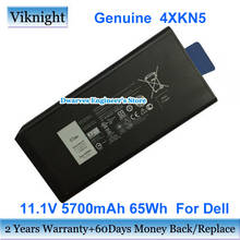 Genuine 4XKN5 laptop battery for Dell CJ2K1 X8VWF XRJDF Extrime 7404 Latitude 12 14 e5404 P46G DKNKD 11.4v 65wh li-ion battery 2024 - buy cheap