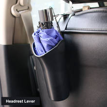 QHCP-caja de almacenamiento de paraguas multifuncional para coche, organizador de botellas de agua colgante plegable, soporte para estante, contenedor de almacenamiento 2024 - compra barato