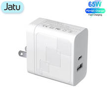 PD 65W GaN Dual USB Type C Charger for MacBook Air iPad iPhone 12 Pro Samsung Huawei  Wall Charger 2024 - buy cheap