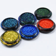 Chameleon Glitter Sequin 3D Nail Art glitter Flakes Polyester,Tumbler, Pet Glitter Color Shifting Chameleon Powder Flakes 6Box 2024 - buy cheap