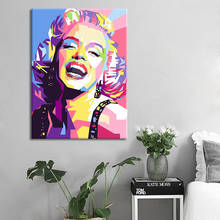 Movie Star Marilyn Monroe Art Poster Creative Graffiti Print Canvas Painting Decorating Living Room Bedroom Pictures and Murals 2024 - buy cheap