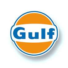 Pegatinas divertidas de 13cm x 12cm para el logotipo del Gulf, vinilo de Sponsor, envoltura de coche, personalidad, calcomanía gráfica para coche, pegatina de reparación, flor de tracción 2024 - compra barato
