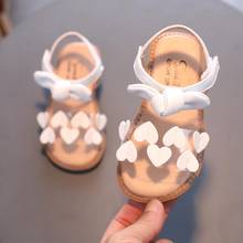 Детские леопардовые сандалии с бантом для девочек, летние свадебные вечерние туфли для принцессы 2024 - купить недорого