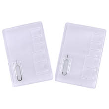 5 Pcs Portable SIM Micro Pin Nano Memory Card Storage Bag Box SIM Card Protector Holder 2024 - buy cheap