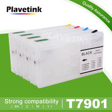 Plavetink cartucho de tinta recarregável para impressora, 4 cores t7901 79xl para epson workforce pro wf4630 wf4640 wf5620 wf5690 wf5110 2024 - compre barato