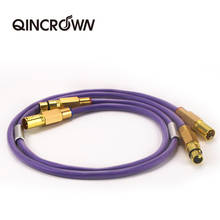 Бесплатная доставка пара Электрический Ограниченная серия 2 LE-2 сбалансированный аудио кабель XLR коаксиальный Соединительный кабель 2024 - купить недорого