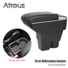 For Volkswagen VW Jetta MK6 6 Santana armrest box USB Charging interface heighten central Store content box cup holder ashtray 2024 - buy cheap