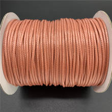 Cuerda de algodón encerado para fabricación de joyas, cordón de cuerda de algodón encerado, cuerda de cuerda para collar, cuerda de algodón, 0,5mm, 0,8mm, 1mm, 1,5mm, 2mm 2024 - compra barato