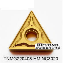 Original TNMG220408-HM nc3020 tnmg220408 tnmg 220408 carboneto de torneamento inserções para torno aço ferramentas torno 2024 - compre barato