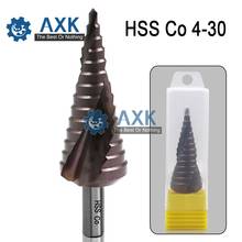 4-30mm la forma Pagoda HSS Co M35 mango triangular Pagoda Metal Step Drill broca agujero cono broca LT209 2024 - compra barato