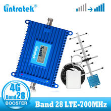 Lintratek-amplificador de sinal lte 700, com função alc, kit de repetidor de 700mhz, 28 4g, lte b28 2024 - compre barato