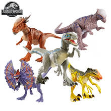 Dinosaurios de Jurassic World básicos de competición para niños, juguetes originales de dinosaurios gigantes, Velociraptor, Spinosaurus, figuras de acción 2024 - compra barato