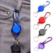 Heavy Duty Retractable Pull Metal Name Card Keychain Recoil Clip Office Belt Lanyard Badge Holder Id Key Ring Outdoor Tools #40 2024 - buy cheap