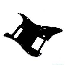 New Three Ply Black Guitar Pickguard For Stratocaster HS Single Strat Humbucker Drop Ship 2024 - buy cheap