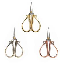 Vintage Embroidery Stainless Steel Moire Scissors Sewing Fabric Cutter Tailor Scissor Thread Scissor Tools for Sewing Shears 2024 - buy cheap